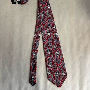 🎩 VINTAGE DISNEY MICKEY & FRIENDS PAISLEY TIE by BALANCINE INC – MADE IN USA 🎩